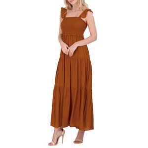 NANETTE LEPORE GINGER GLAZED SLEEVELESS MAXI DRESS